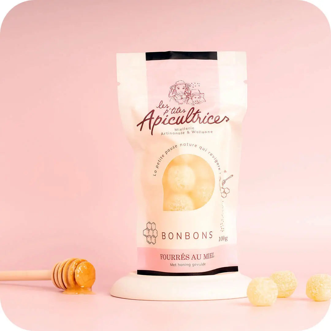 Mit Honig gefüllte Bonbons