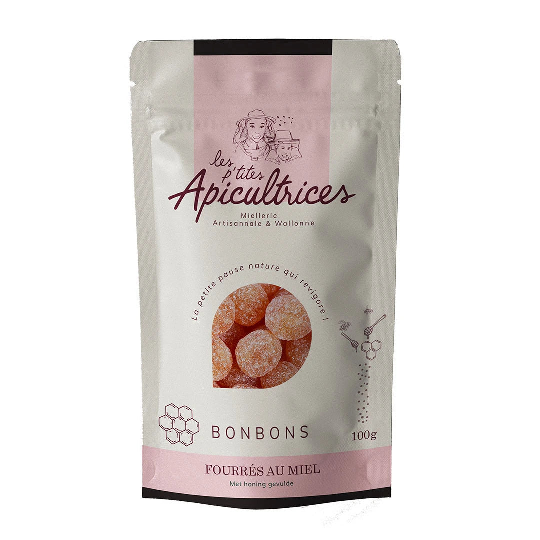 Mit Honig gefüllte Bonbons